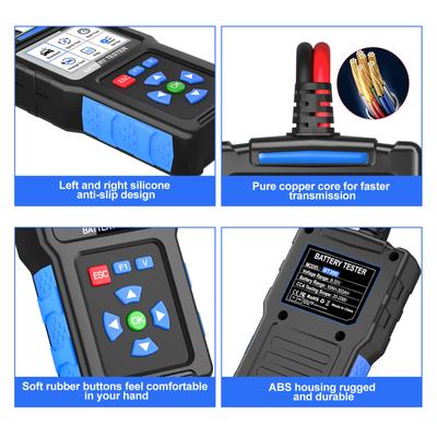 12V24V Car Battery Tester Automotive Battery Tester 202000 CCA 10AH300AH  Acid AGM Flat  AGM