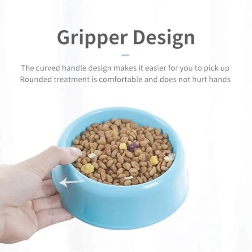 Pet Bowls Dog Cat Plastic Food Feeding Water Dish Bowl Feeder Pet Supplie Accesorios Para Perros