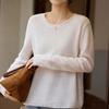 Women's Cashmere Sweater Qinghe Cashmere 30% Cashmere 70% Wool Autumn and Winter Pullover Warm and Fashionable