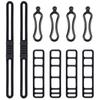 1 Set Fahrräder Silikonband Radfahren Lenkerhalter Halter Elastikband Bandagen Gürtel Fahrräder Licht Ersatzhalterung
