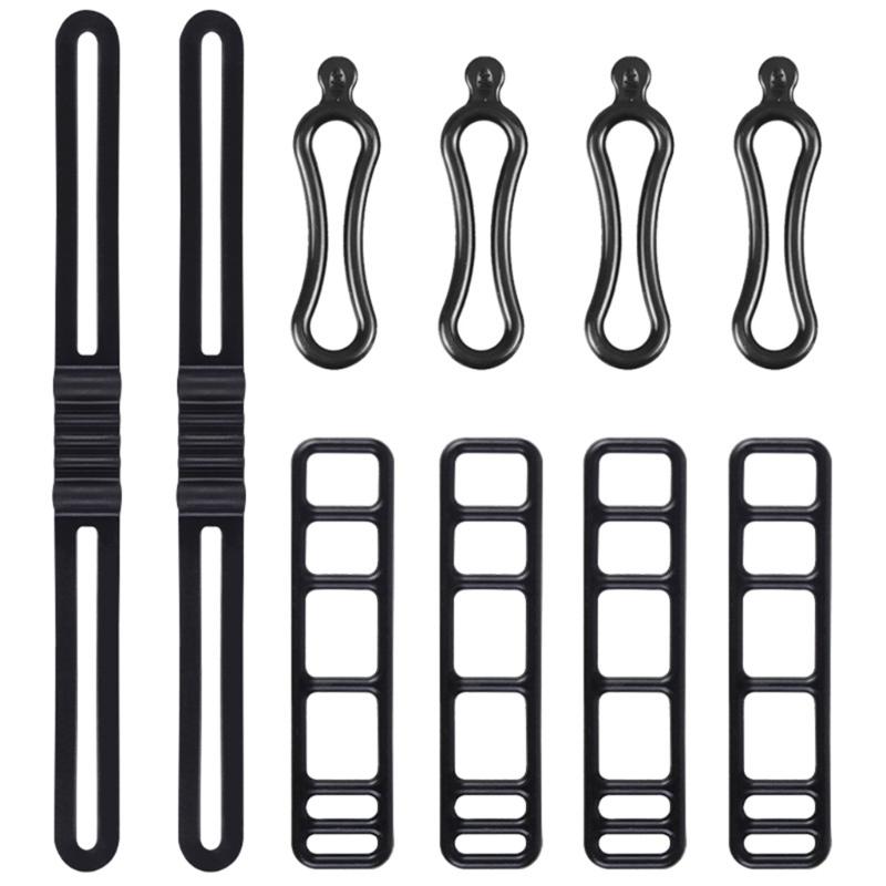 1 Set Fahrräder Silikonband Radfahren Lenkerhalter Halter Elastikband Bandagen Gürtel Fahrräder Licht Ersatzhalterung