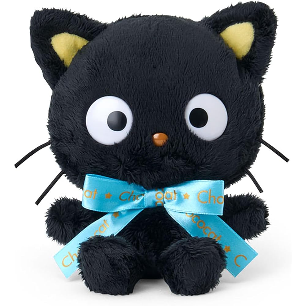 Sanrio Chococat Plush Toy Character Award Edition Logo Ribbon 3 Years and Up