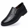Fashion Man Sport Shoe Loafers Men Non-slip Leather Slip-on Black Driving Shoes Sneakers Male Dress Shoes Light Breathable Footwear Flat