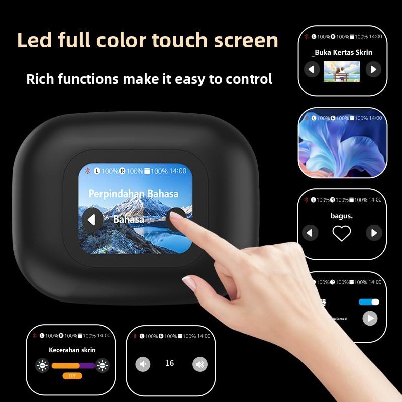 New AI Translation Bluetooth Headset True Wireless Sports Long Battery Life High-end Ear Hanging Type