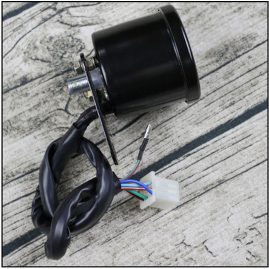 Universal Motorcycles Mechanical Odometer Speedometer Fuel Level Indicator Light