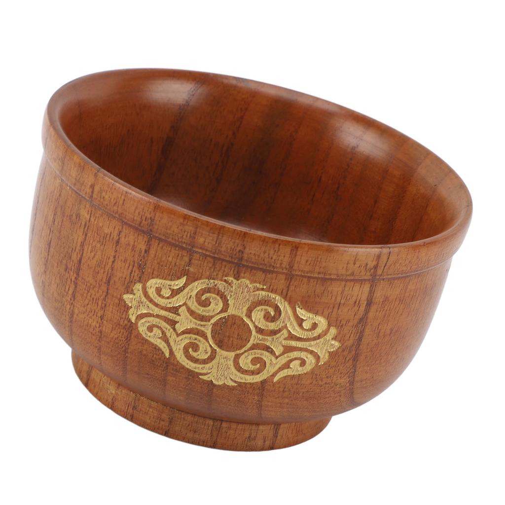 Bol lemn Jujuba acru   Anti-opărire   Bol de orez pentru mâncare ceai cu lapte supă