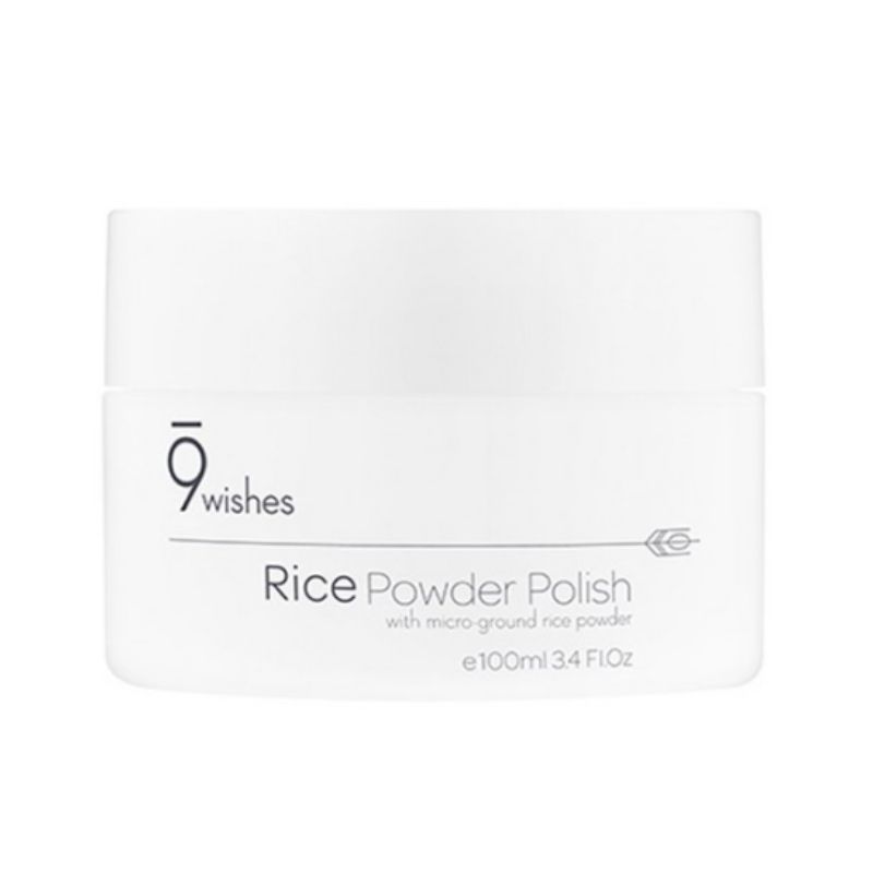 9Wishes Rice Powder Polish Scrub 100ml – Gentle Exfoliating Facial Scrub for Smooth & Radiant Skin