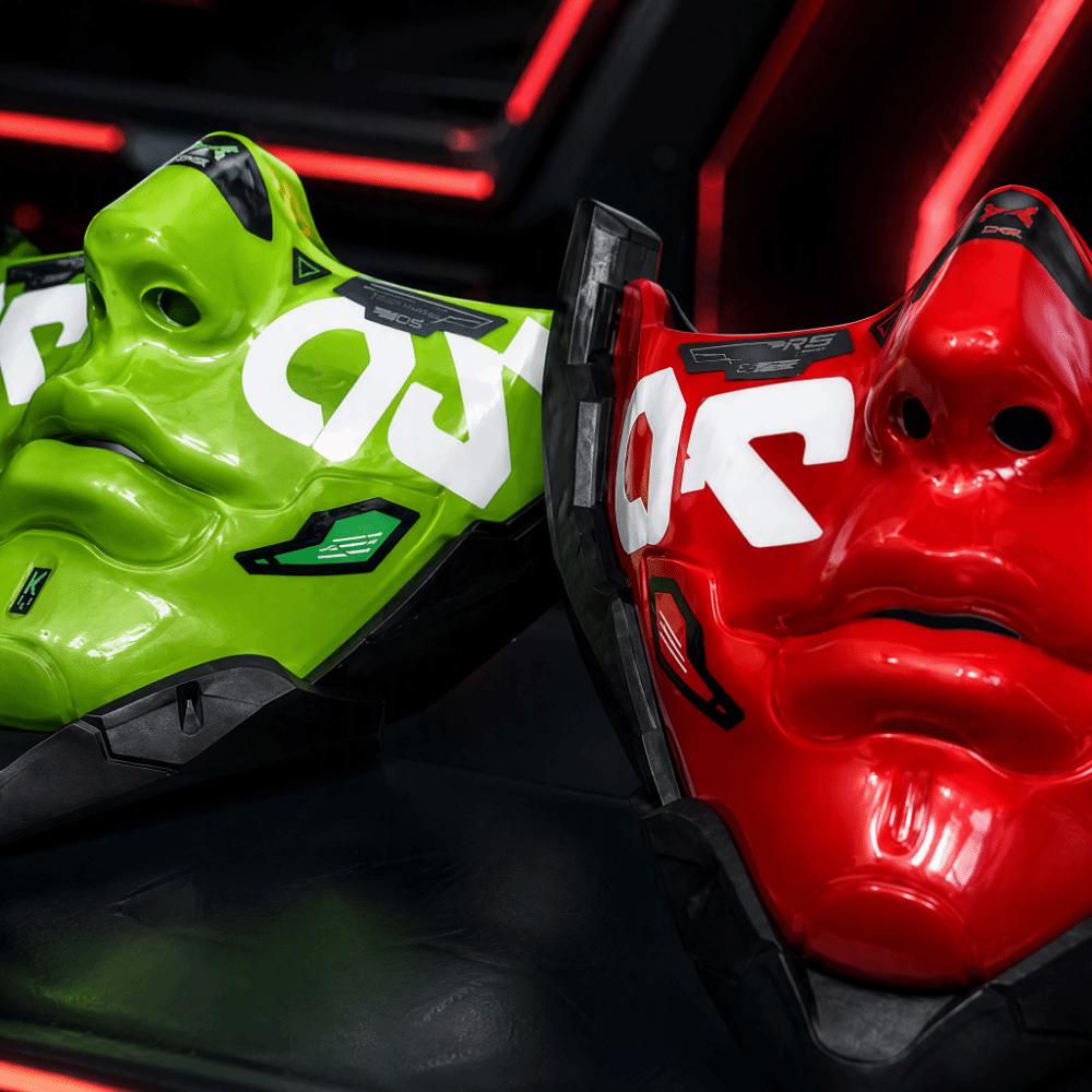 Robot Style Cyberpunk Mechanical Face Mask Decorative Design Sci Fi Robot Mask Cosplay Prop