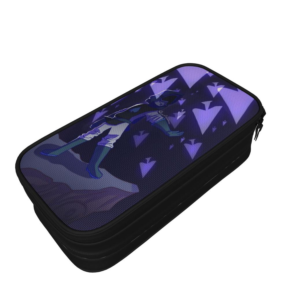 Lancer Face Pen Box Double Layer Large Capacity Office Accessories Pencil Bag Suprise Gift