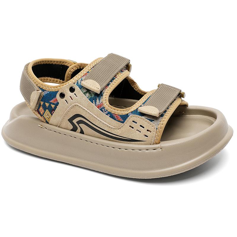 

Мода Новые трендовые летние мужские туфли Роскошный дизайнерский стиль Досуг уличная ходьба Пляжные дышащие сандалии Горячие продажи качество 38