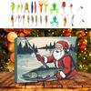 Fishing Christmas Countdown 24 Day Countdown Calendar Calendar With Fishing Lures Set Collectible For Fishing Lover Adult For