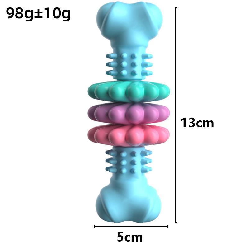 Dayanıklı Isırık Dayanıklı Evcil Hayvan Oyuncağı Diş Fırçası Kemik Sağlam Köpek Oyuncağı İnteraktif Yavru Köpek Oyuncağı Köpek Kemiği Kauçuk Yavru Köpek Çiğneme Oyuncağı Köpek