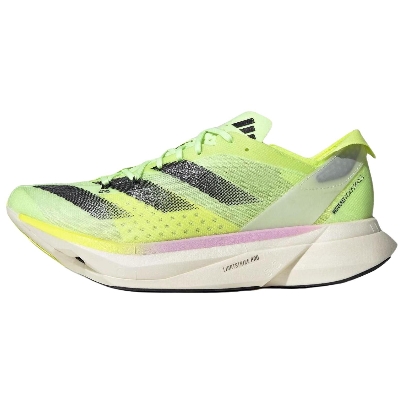 adidas Adizero Adios Pro 3 Neon Green Black Pink IG6445 38