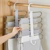 Multi-layer Trouser Hanger Saving Space Pants Organizing Shelf For Bathroom