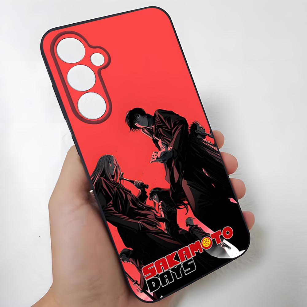 

SAKAMOTO DAYS Phone Case For Samsung S26 Ultra S25 Edge Ultra S23 S22 S21 S20 Ultra Plus S24 Fe Glass Cover Samsung S24