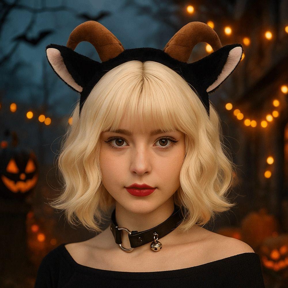 Animal Ears Animal Costumes Props Plush Plush Lamb Headbands  Party Decorations