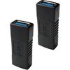 USB 3.0 Female to Female Extension Connector Adapter (2 Pack)