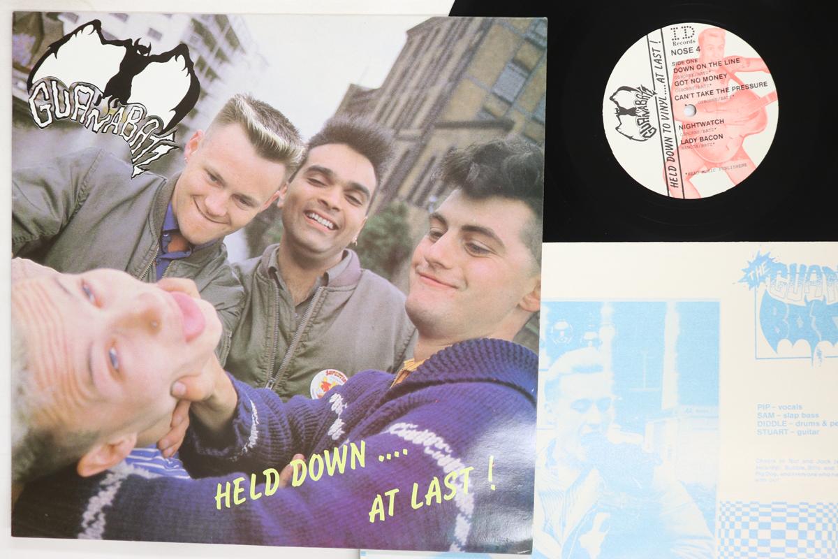 

LP Record GUANA BATZ Held Down To Vinyl .... At Last NOSE4 ID 1985 UK Rock Used
