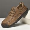 Fashion Men's Genuine Leather Casual Shoes Comfortable Breathable Business Shoe Sneakers Driving Shoes Men Loafers Moccasins Plus Size48