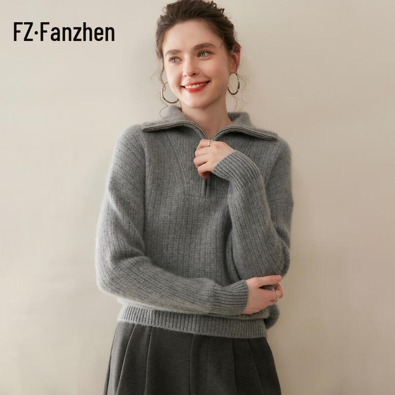 

Women s 100% Pure Cashmere High-Neck Sweater L