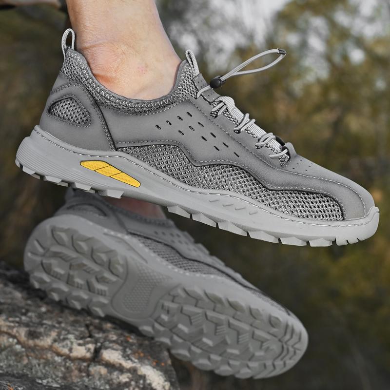 38-46 Summer Men's Large-size Breathable Outdoor Walking Casual Shoes Hiking Shoes Sneakers