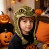 Beginner Friendly Crochet Tools Animal Hood Hat Kit, DIY Earflap Project for Weekend Cute Craft Kit Beginners, Handmade Winter Headwear Learn