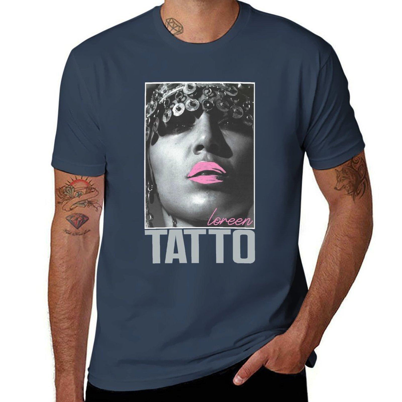 Loreen Tattoo Tshirt Fashion Casual Short Sleeve Tshirt S