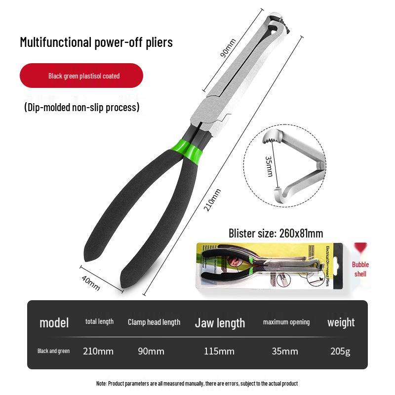 Multi-Purpose Diagonal Pliers: Wire Cutting, Oil Pipe Separation, Car Circuit Maintenance