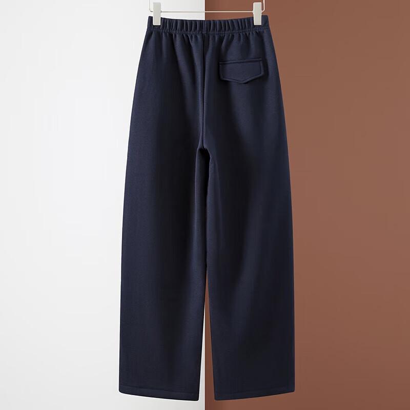 Women's Loose Fit Plus Velvet Warm Casual Pants