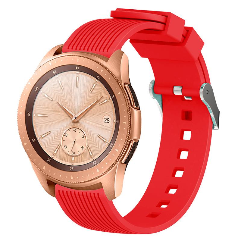 20mm 22mm Silikonband für Samsung Galaxy Watch 7 6 5 4 40mm 44mm Watch 6 Classic 47mm 43mm/Huawei Watch 46mm/Amazfit GTR/GTS 4