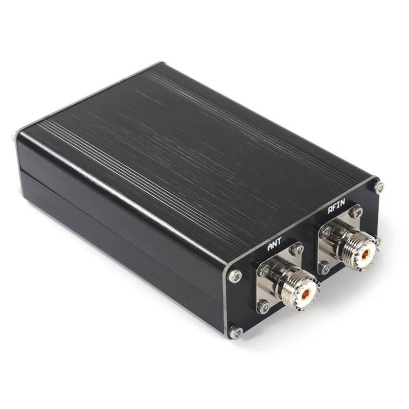 ATU-100 Pro+ Sintonizzatore automatico d'antenna 100W 1.8-55MHz Display OLED da 0.96 pollici Assemblato con custodia in metallo Batteria ricaricabile