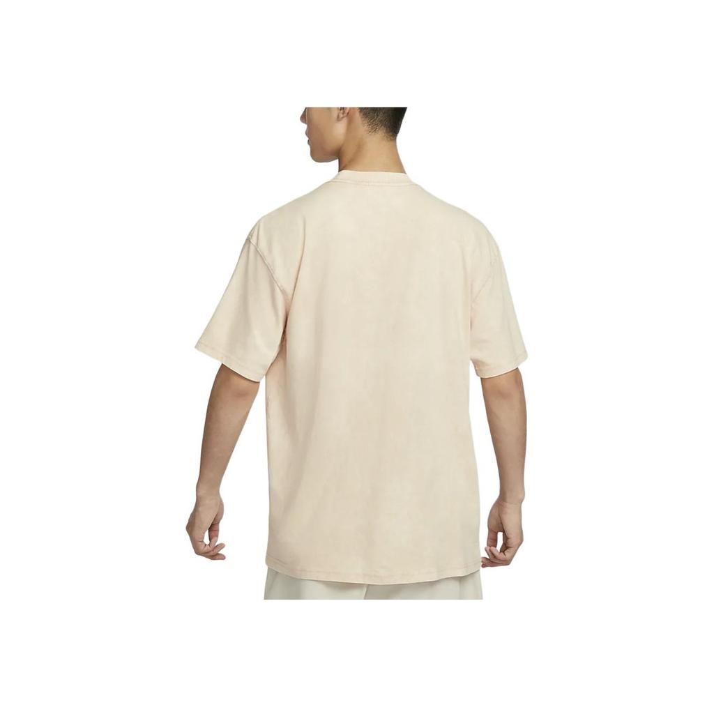 Nike Sportswear Pattern Letter Print Crew Neck Short Sleeve T-Shirt Men T-Shirts Sand-Dune-White FZ5400-110
