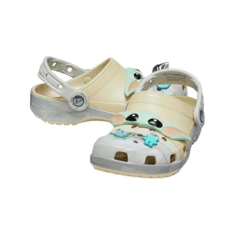 Crocs Grogu Image Kids' Slippers Beige Kids' Model