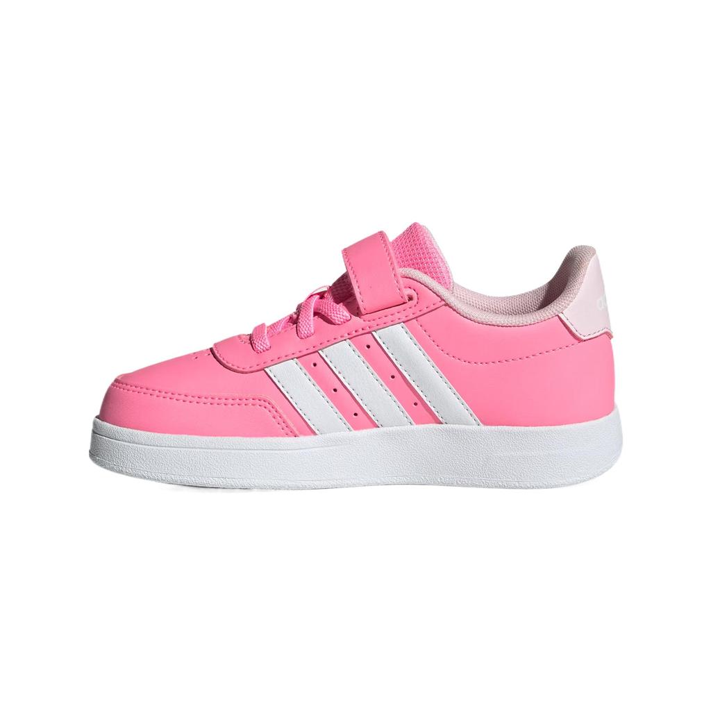 Adidas Breaknet 2.0 Comfortable Lightweight Versatile Fashion Low-Top Skate Shoes Kids Sneakers Pink White Clear-Pink JI1684