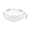 Clear Desk Drawer Organizer Cabinet Wardrobe Vanity Cosmetics Stationery Sundries Compartment