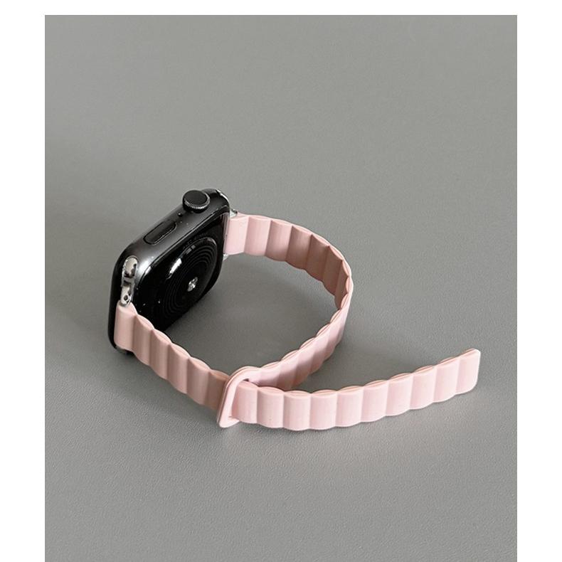 Damen Schlankes Silikonarmband Magnetarmband für Apple Watch S11 10 46/42mm 45mm 44 Schlanke Bänder 38mm 40mm 41 Armband iWatch SE 9 8 7 6