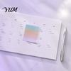 Removable Handbook Supplies Gradient Pearlescent Adhesive Notes, Matte Self-Stick Pads, Sparkling Notes Sand Index Tabs for Office And School Reusable