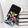 Soft Silicone Black Cover UFO R-Robot G-Goldorak Phone Case Compatible with Samsung S25 S24 S21 S22 S23 S30 Ultra S20 plus