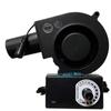9733 Speed Regulating Blower for Waste Oil/Wood Stove, 12V/2.94A To 220V