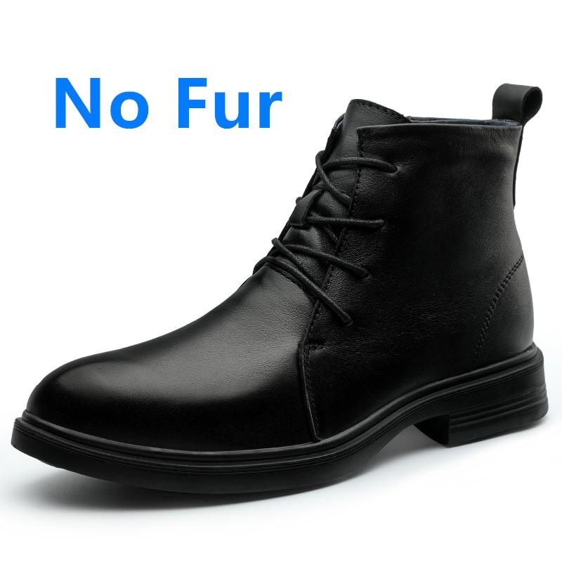 

37-47 Обувь больших размеров Мужская обувь из натуральной кожи Для мужчин Повседневная Роскошная Военные ботинки Мотоциклетные Высокого качества Теплая Зимняя Обувь для снега 41