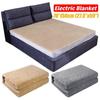 שמיכת חימום חשמלית 70W עם תרמוסטט, מזרן, מצעים, מחמם חורף בטוח, מחמם ביתי