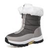 Women's High-Top Winter Snow Boots - Thickened, Velvet Warm, Mid-Tube, Large-Size Cotton Short Boots