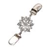 Sweater Duck Mouth Clips for Cardigans Vintage Shawl Cloak Clasp Rhinestone Cinching Clip for Women Shawl Shirt Dress