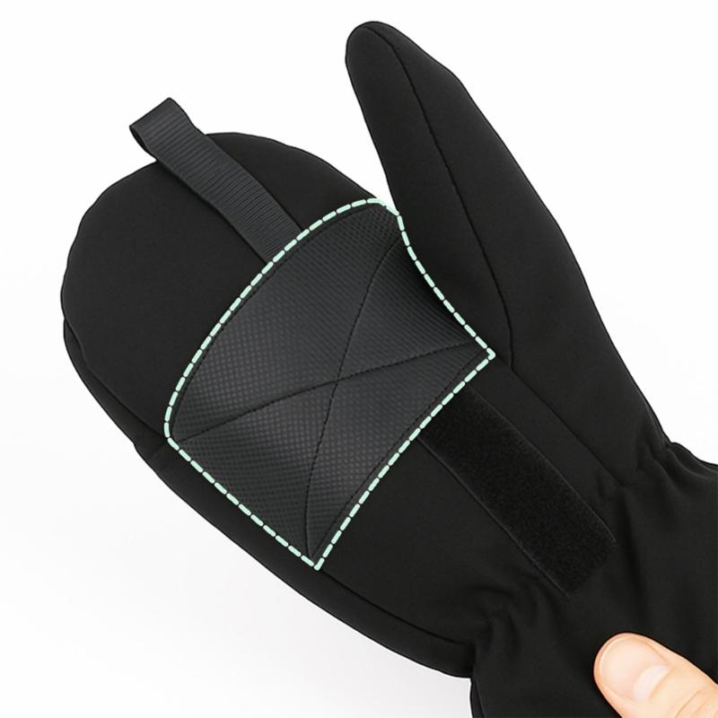 Insulated Infant Carriage Mittens Weather Resistant Fabric Adjustable Elastic Cuffs Secure Hook Loop Closure