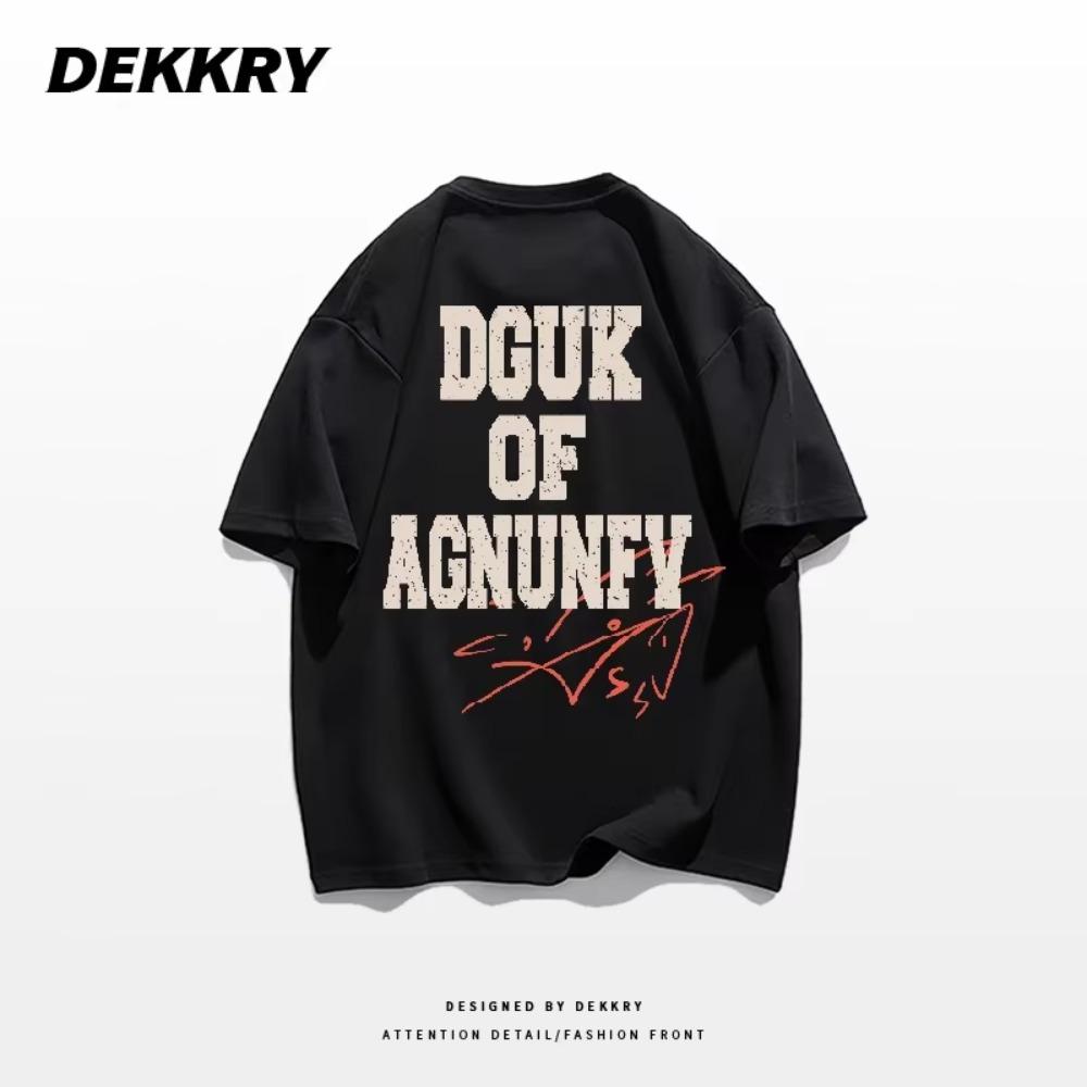 Summer Fashion Heavyweight Retro Men's Skull Head 100% Cotton Printed Round Neck High Quality Casual Fitness Street T-shirt