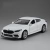 1:32 M8 Mini Police Car Toy Models Alloy Diecast Sound Light Pull Back 4 Doors Opened Rubber Tires Festival Vehicle Toys Gifts
