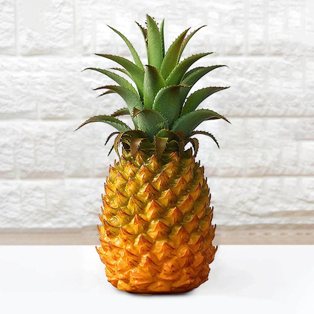 Artificial Pineapple Fake Fruits Figurine Decor Craft Household Shop DIY Tropical Display Photography Prop Decor