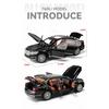 1/24 BMW 760 THE7 Limousine Alloy Miniature Car Diecast Metal Scale Car Model Sound and Light Collection Children Toy Vehicles Gifts