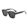 Stylish Sunglasses 8809 with Propionate Temple Inserts for Men & Women - European & American High-End Sun Protection