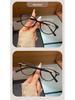 Trendy Cat-Eye Blue Light Glasses with Face-Slimming Design & Flat Lenses